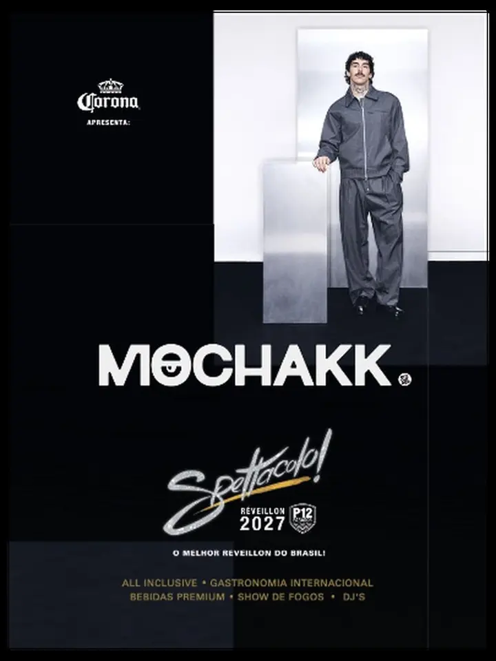 RÉVEILLON SPETTACOLO 2027 · MOCHAKK | P12 JURERÊ