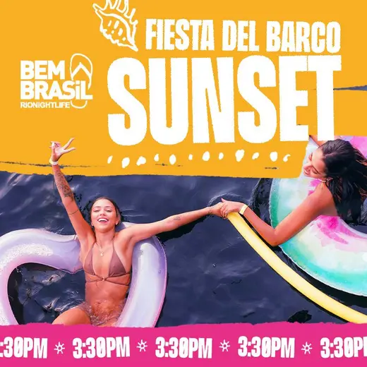 FIESTA EN BARCO SUNSET
