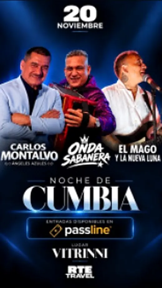 NOCHE DE CUMBIA · ÁNGELES AZULES