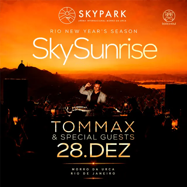 SKYSUNRISE PRE-RÉVEILLON | TOMMAX | SKYPARK MORRO DA URCA